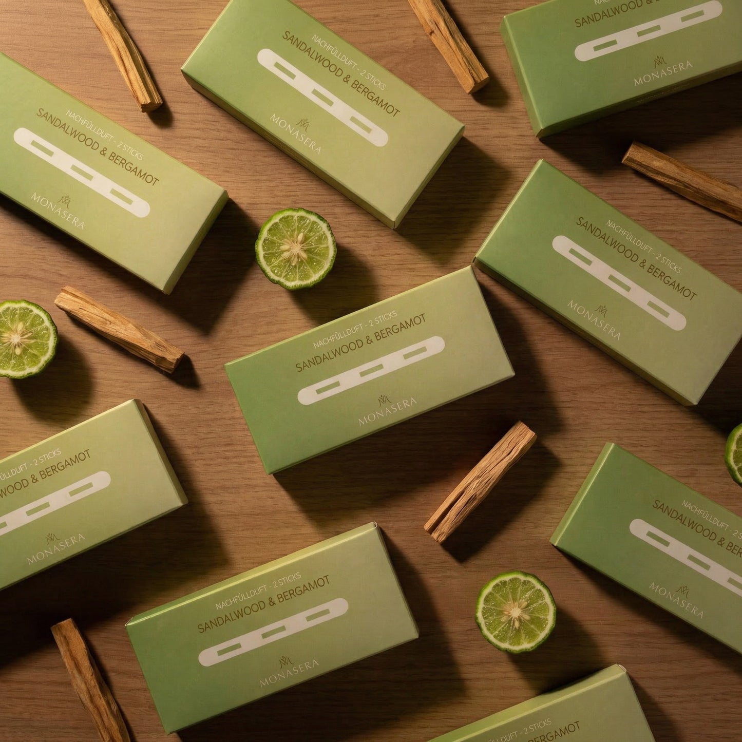 Sandelholz & Bergamotte - 2 Sticks