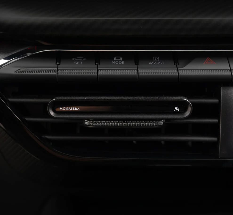 Set di fragranze per auto in nero + 2 ricariche